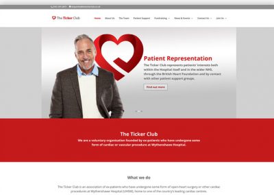 The Ticker Club Website Design and Build